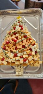 Delicious Christmas Cheese Platter