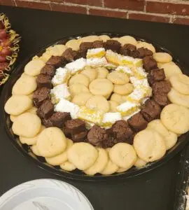 a delicious Cookie Platter on the table